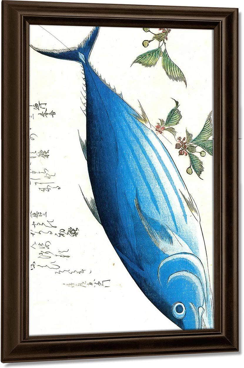 A Bonito By Hiroshige Fine Art Print