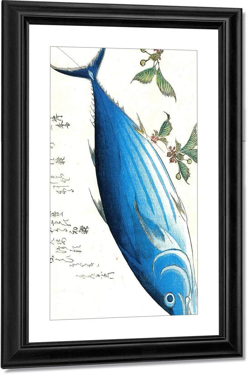 A Bonito By Hiroshige Fine Art Print