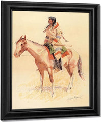A Breed Aka An Indian Scout By Frederic Remington Fine Art Print