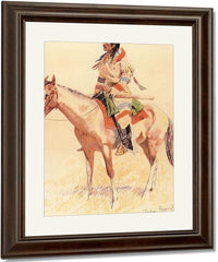 A Breed Aka An Indian Scout By Frederic Remington Fine Art Print