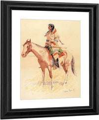 A Breed Aka An Indian Scout By Frederic Remington Fine Art Print