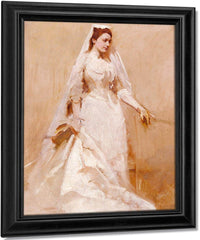A Bride By Abbott Handerson Thayer Fine Art Print