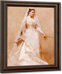 A Bride By Abbott Handerson Thayer Fine Art Print