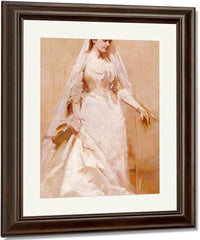 A Bride By Abbott Handerson Thayer Fine Art Print