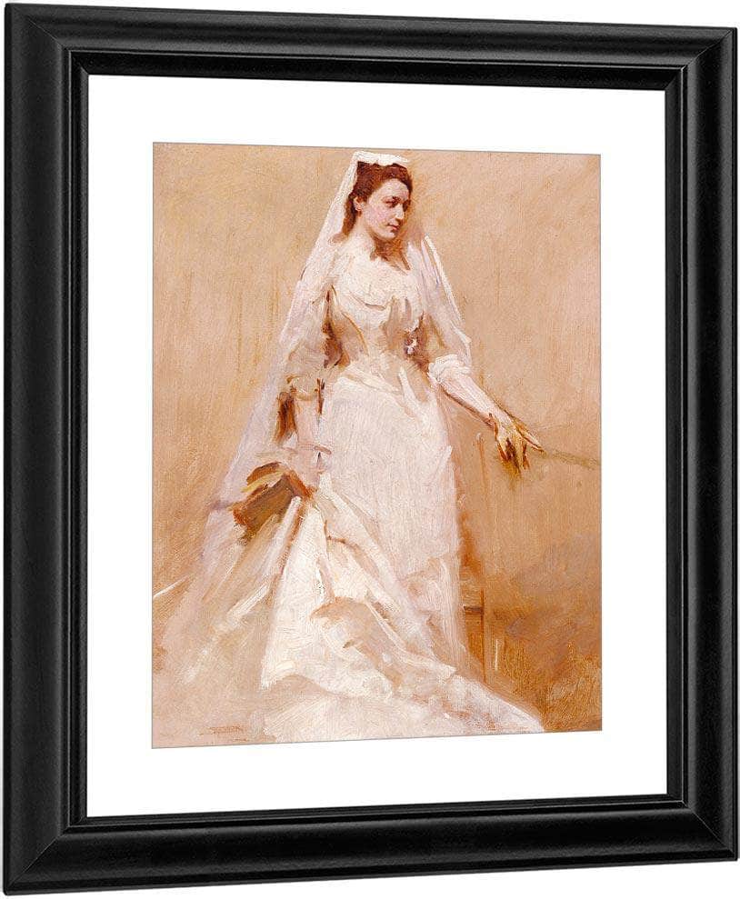 A Bride By Abbott Handerson Thayer Fine Art Print