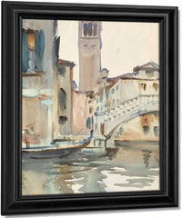 A Bridge And Campanile, Venice By John Singer Sargent Fine Art Print