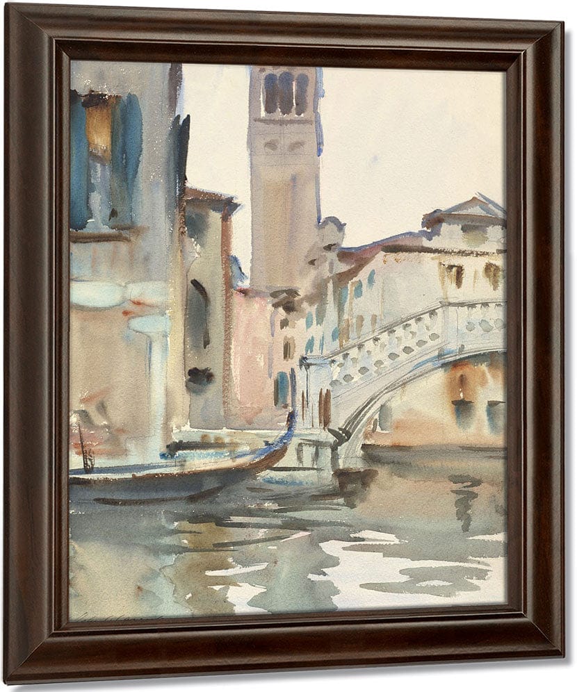A Bridge And Campanile, Venice By John Singer Sargent Fine Art Print