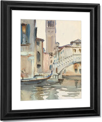 A Bridge And Campanile, Venice By John Singer Sargent Fine Art Print