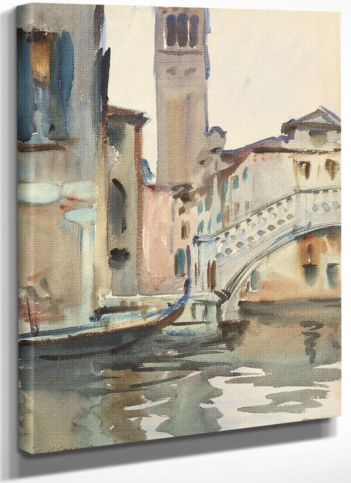 A Bridge And Campanile, Venice By John Singer Sargent Fine Art Print