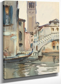 A Bridge And Campanile, Venice By John Singer Sargent Fine Art Print
