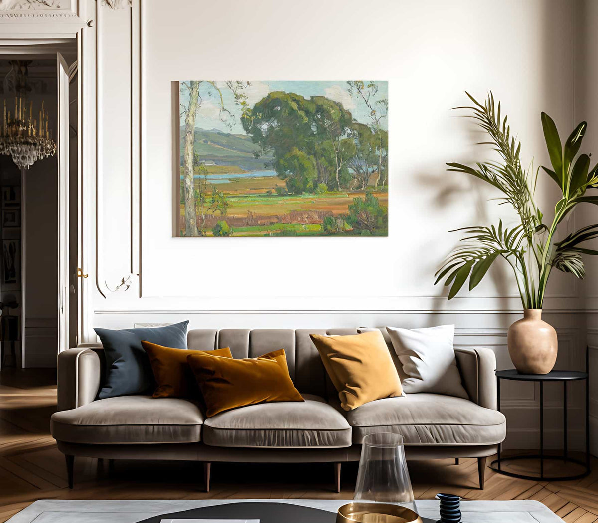 A California Inlet By William Wendt Fine Art Print