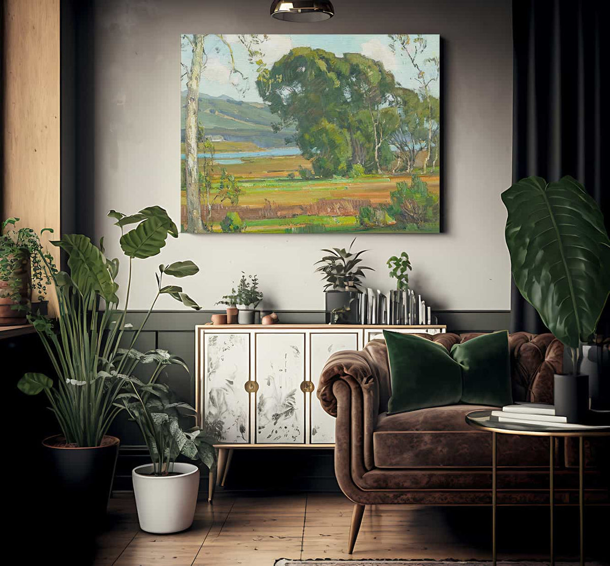 A California Inlet By William Wendt Fine Art Print