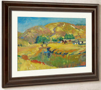 A California River Landscape By Manner Of Joseph Kleitsch Fine Art Print