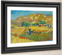 A California River Landscape By Manner Of Joseph Kleitsch Fine Art Print