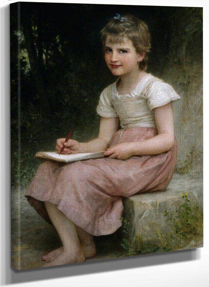 A Calling By Bouguereau Adolphe William Fine Art Print