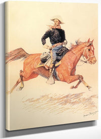 A Calvary Officer By Frederic Remington Fine Art Print