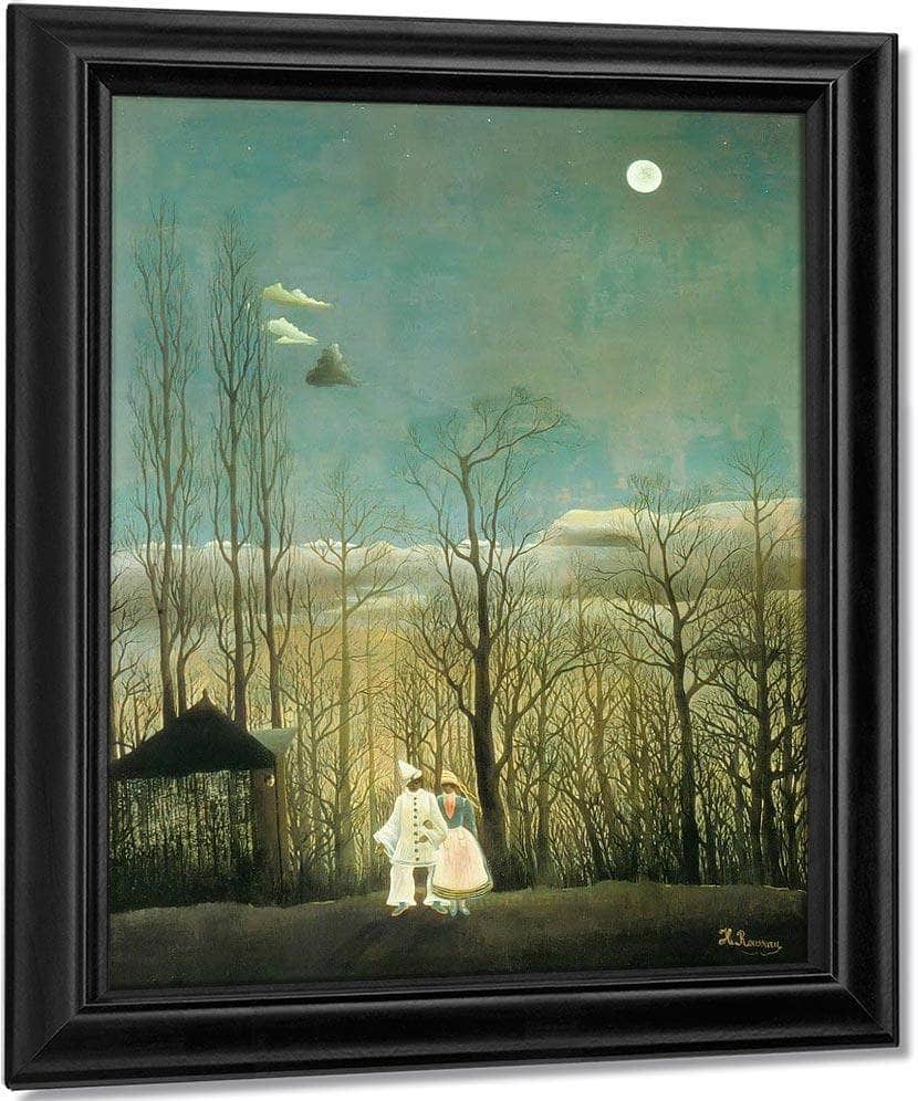 A Carnival Evening By Henri Rousseau Fine Art Print