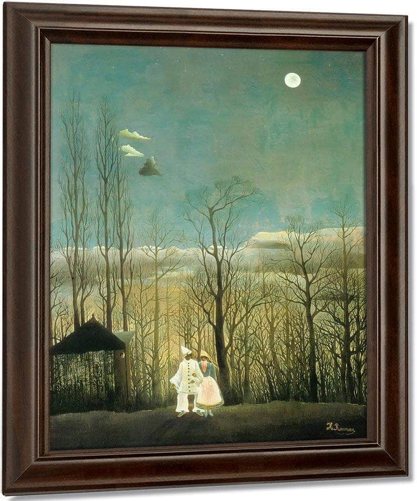 A Carnival Evening By Henri Rousseau Fine Art Print