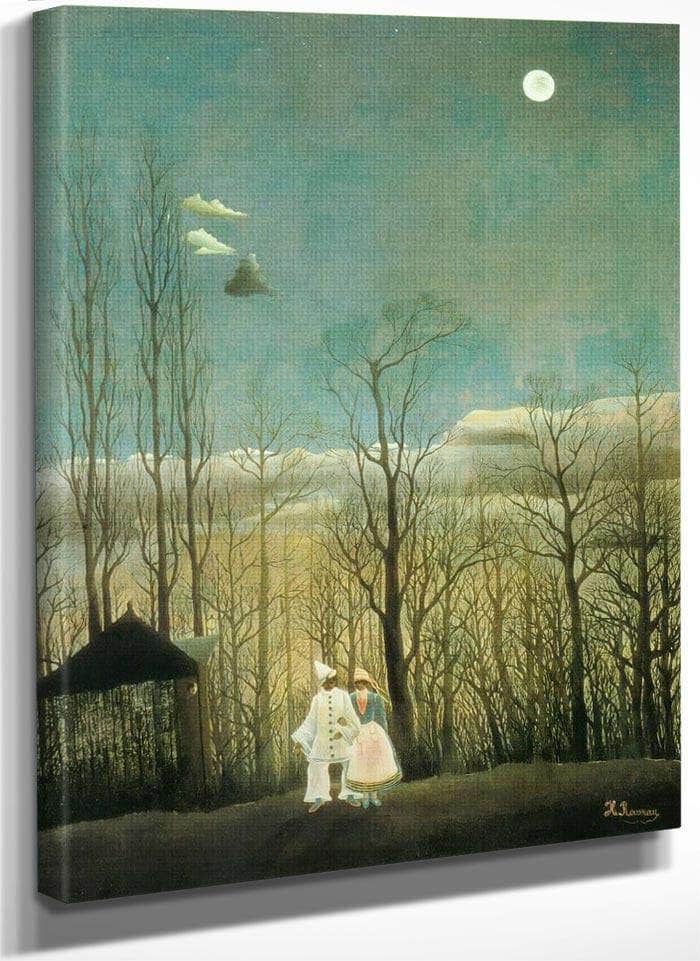 A Carnival Evening By Henri Rousseau Fine Art Print