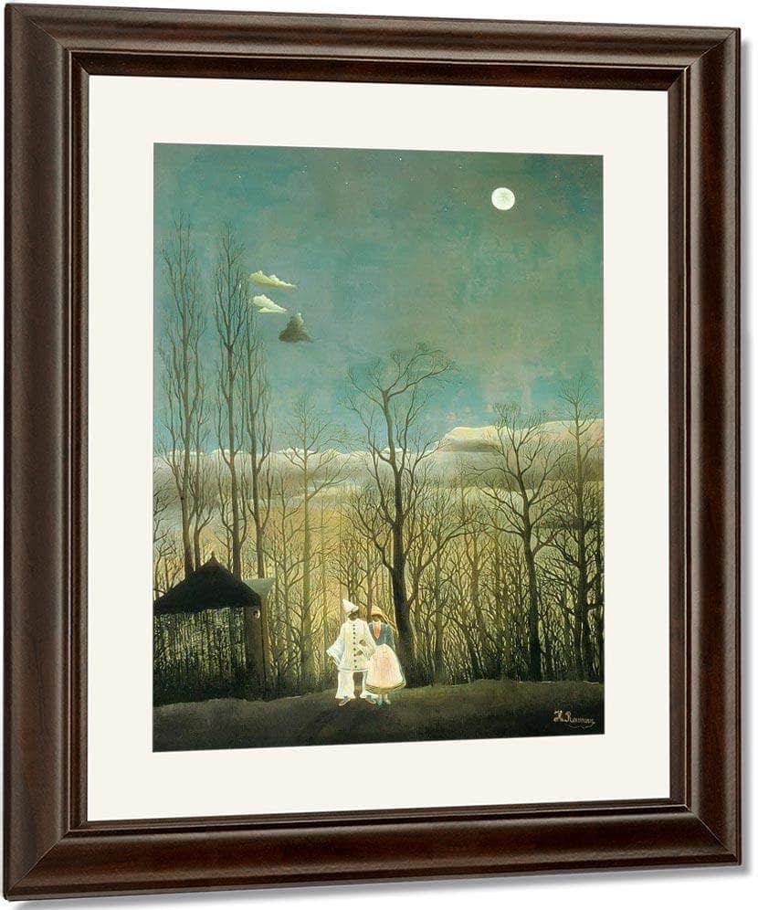 A Carnival Evening By Henri Rousseau Fine Art Print
