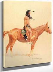 A Cheyenne Buck By Frederic Remington Fine Art Print