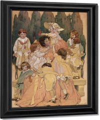 A Childs Garden Of Verses Book Illustration 1905 By Jessie Willcox Smith Fine Art Print