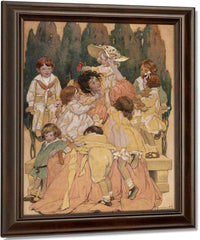 A Childs Garden Of Verses Book Illustration 1905 By Jessie Willcox Smith Fine Art Print