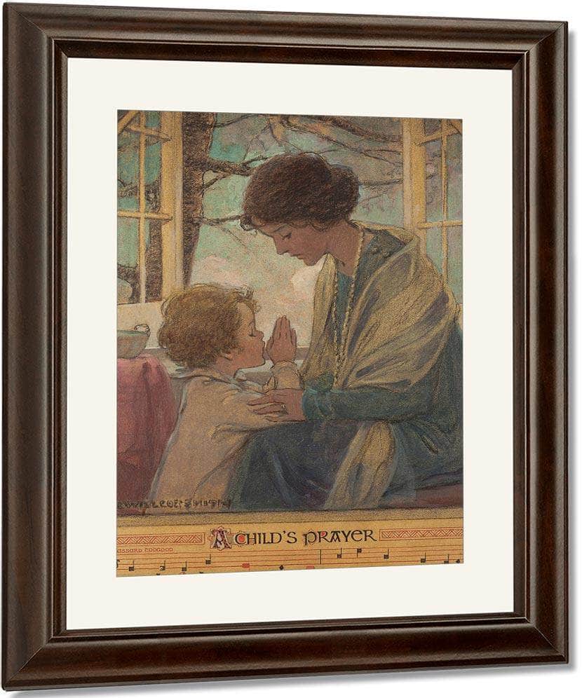 A Childs Prayer Book Cover 1925 By Jessie Willcox Smith Fine Art Print