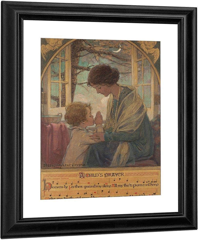 A Childs Prayer Book Cover 1925 By Jessie Willcox Smith Fine Art Print