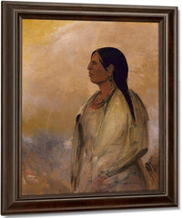 A Choctaw Woman By George Catlin Fine Art Print