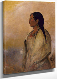 A Choctaw Woman By George Catlin Fine Art Print
