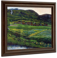 A Clear Night In June By Nicolai Astrup Fine Art Print