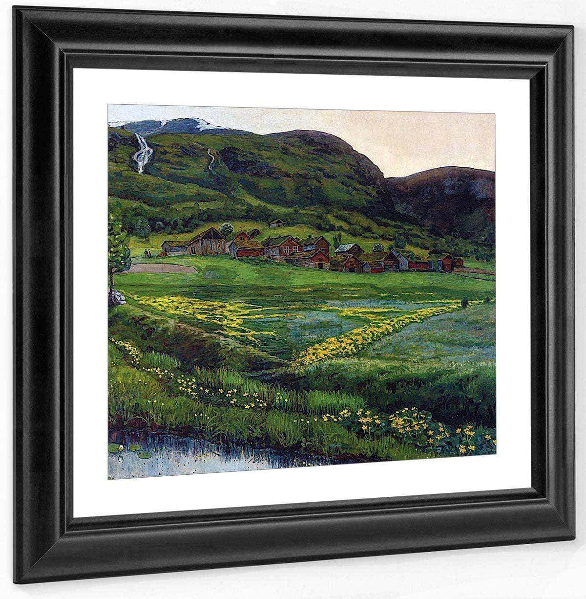 A Clear Night In June By Nicolai Astrup Fine Art Print