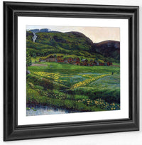 A Clear Night In June By Nicolai Astrup Fine Art Print