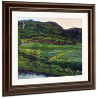 A Clear Night In June By Nicolai Astrup Fine Art Print