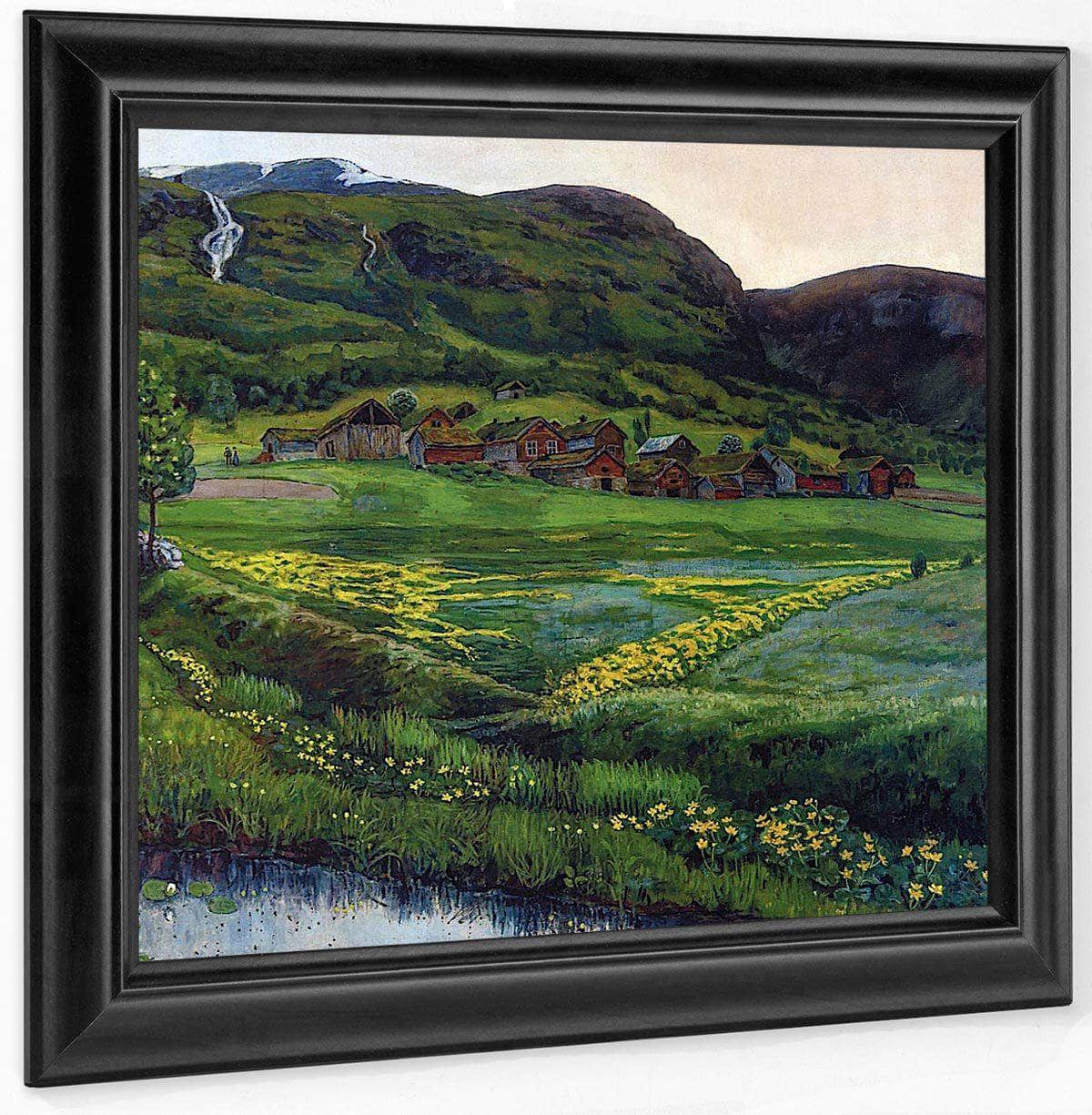 A Clear Night In June By Nicolai Astrup Fine Art Print