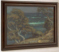 A Coastal Path Among Cypress Trees By William Wendt Fine Art Print