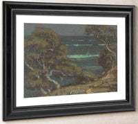 A Coastal Path Among Cypress Trees By William Wendt Fine Art Print