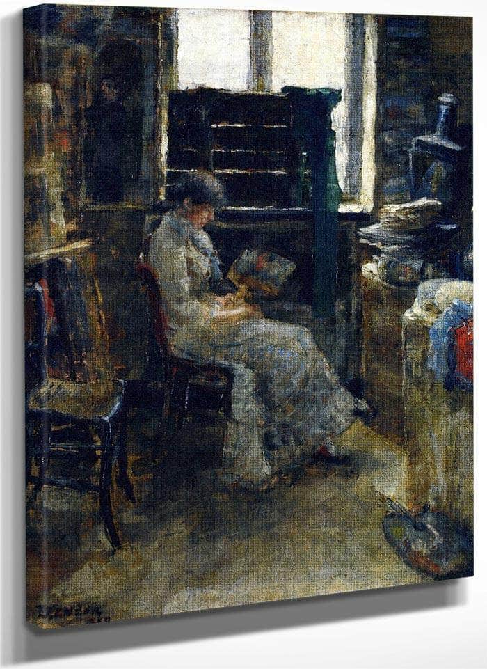 A Colorist By James Ensor Fine Art Print