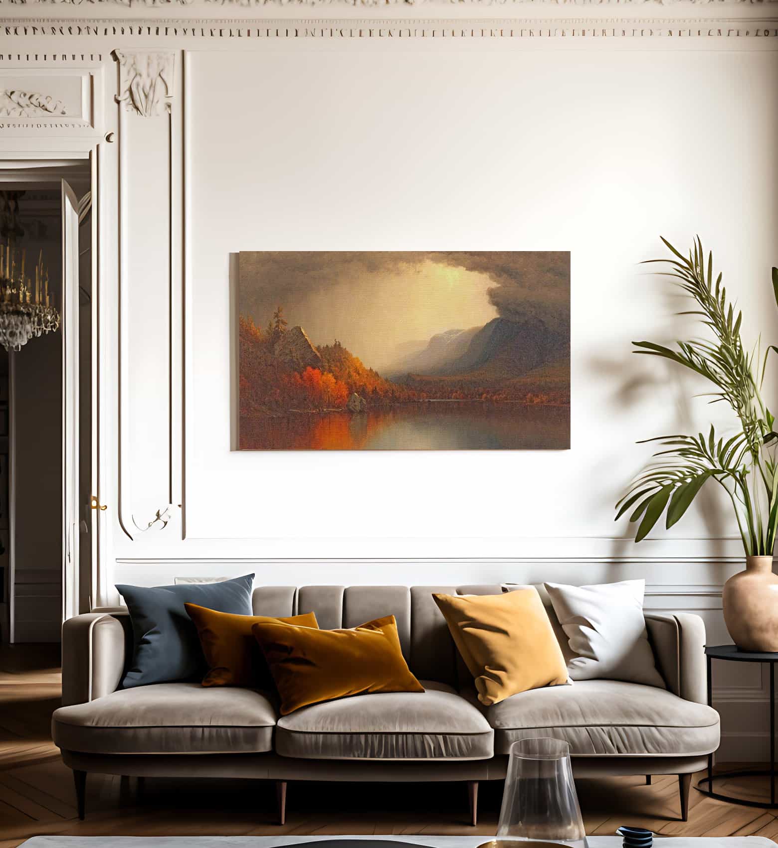 A Coming Storm By Sanford Robinson Gifford Fine Art Print