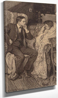 A Conversation By Alice Barber Stephens Fine Art Print