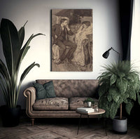 A Conversation By Alice Barber Stephens Fine Art Print