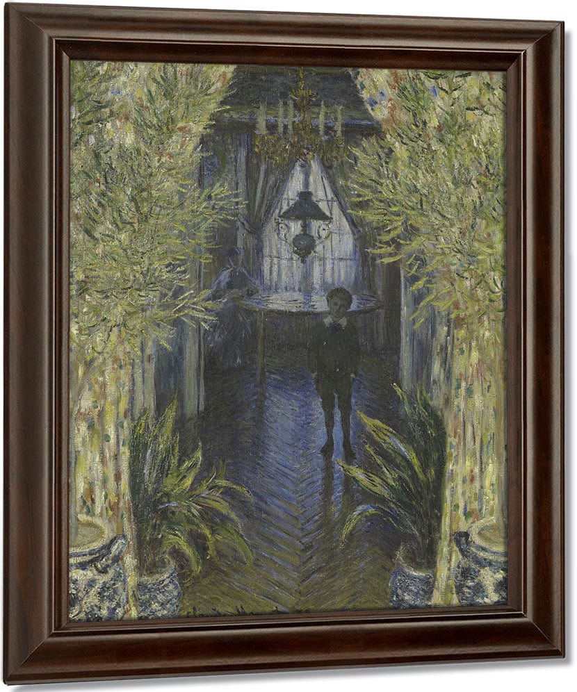 A Corner Of The Apartment 1 By Claude Monet Fine Art Print