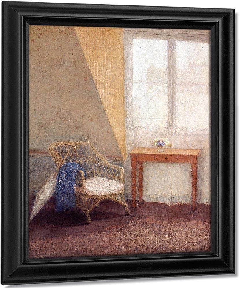 A Corner Of The Artist 1039 S Room Paris 1909 By Gwendolen Mary John Fine Art Print