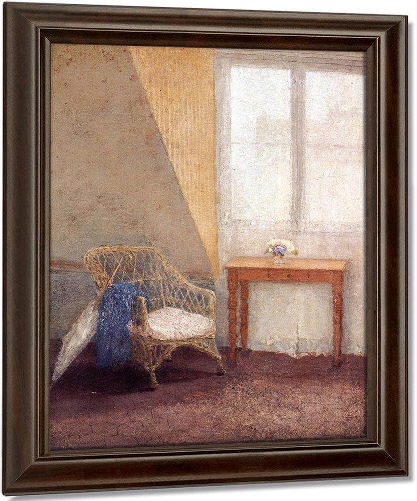 A Corner Of The Artist 1039 S Room Paris 1909 By Gwendolen Mary John Fine Art Print