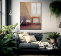 A Corner Of The Artist 1039 S Room Paris 1909 By Gwendolen Mary John Fine Art Print