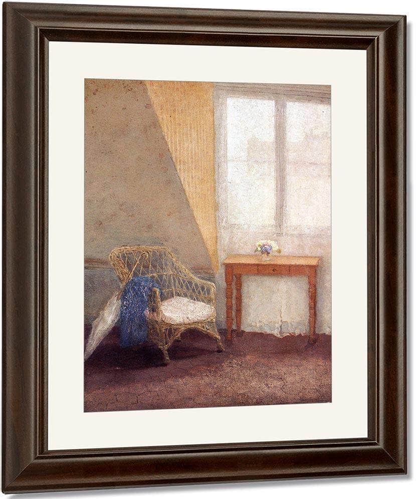 A Corner Of The Artist 1039 S Room Paris 1909 By Gwendolen Mary John Fine Art Print