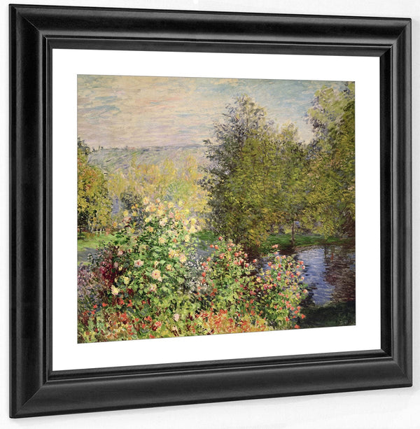 A Corner Of The Garden At Montgeron By Claude Monet Fine Art Print
