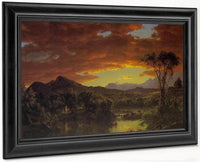 A Country Home By Fredric Edwin Church Fine Art Print