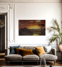 A Country Home By Fredric Edwin Church Fine Art Print